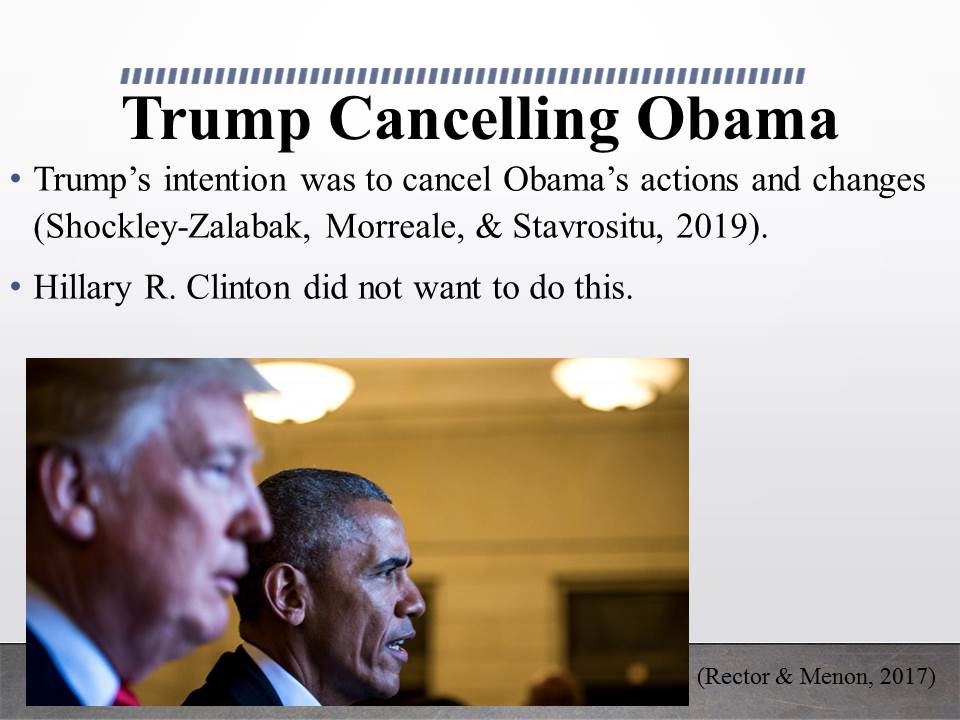 Trump Cancelling Obama