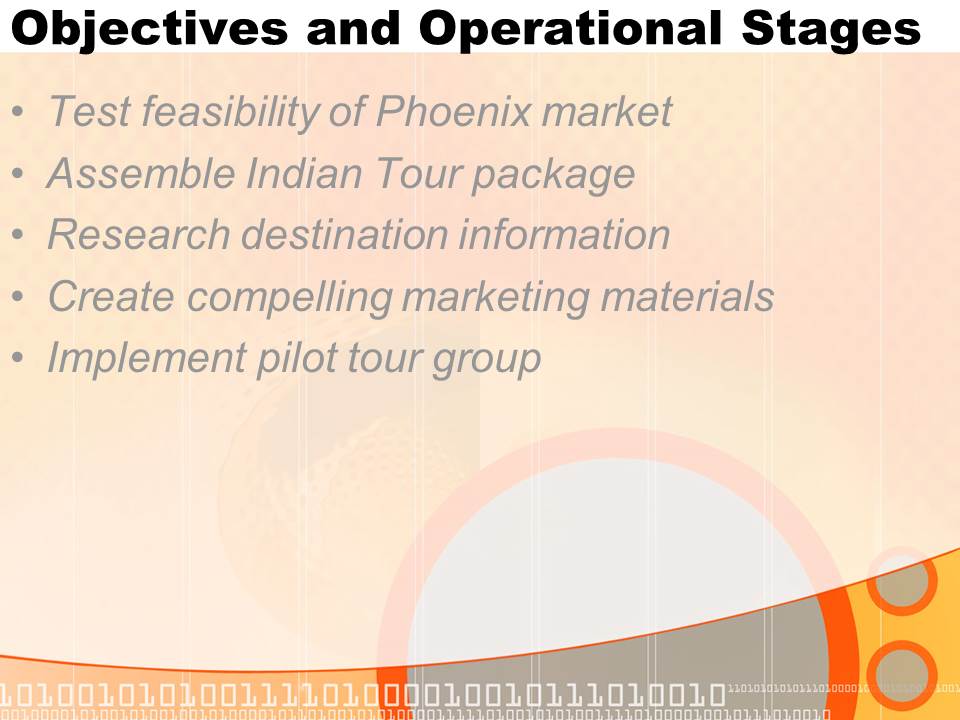 Objectives and Operational Stages