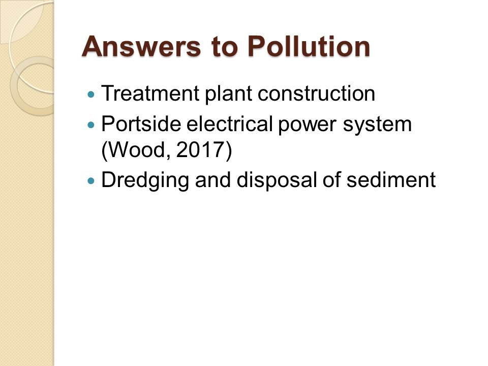 Answers to Pollution
