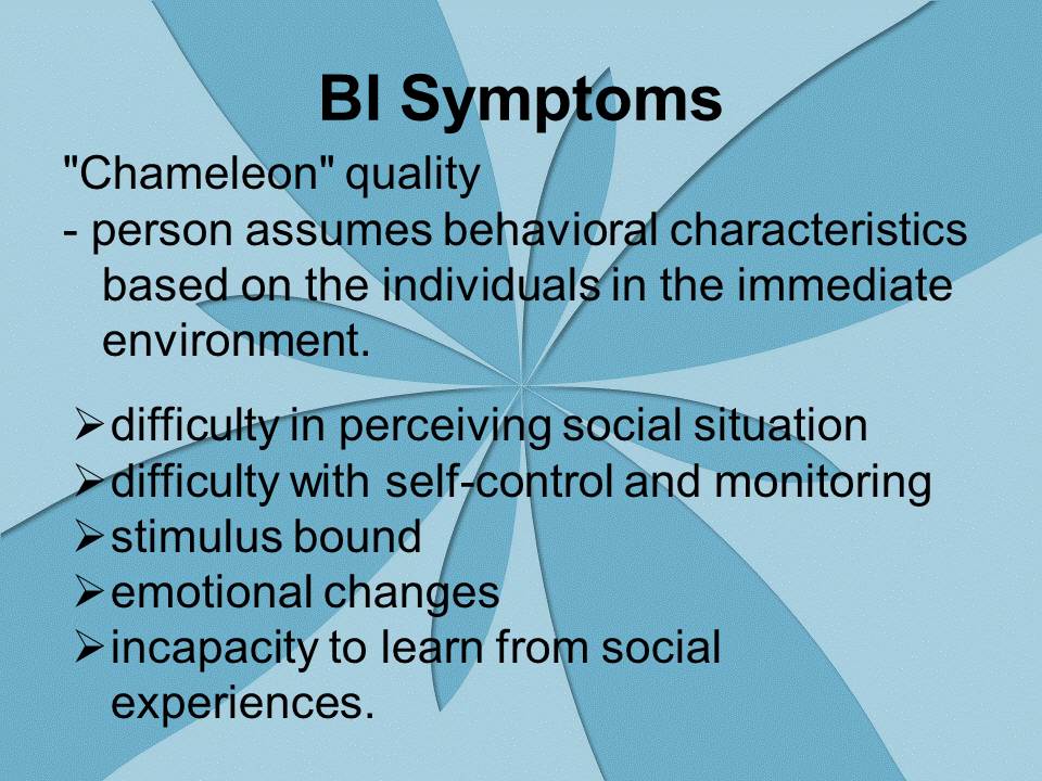 BI Symptoms