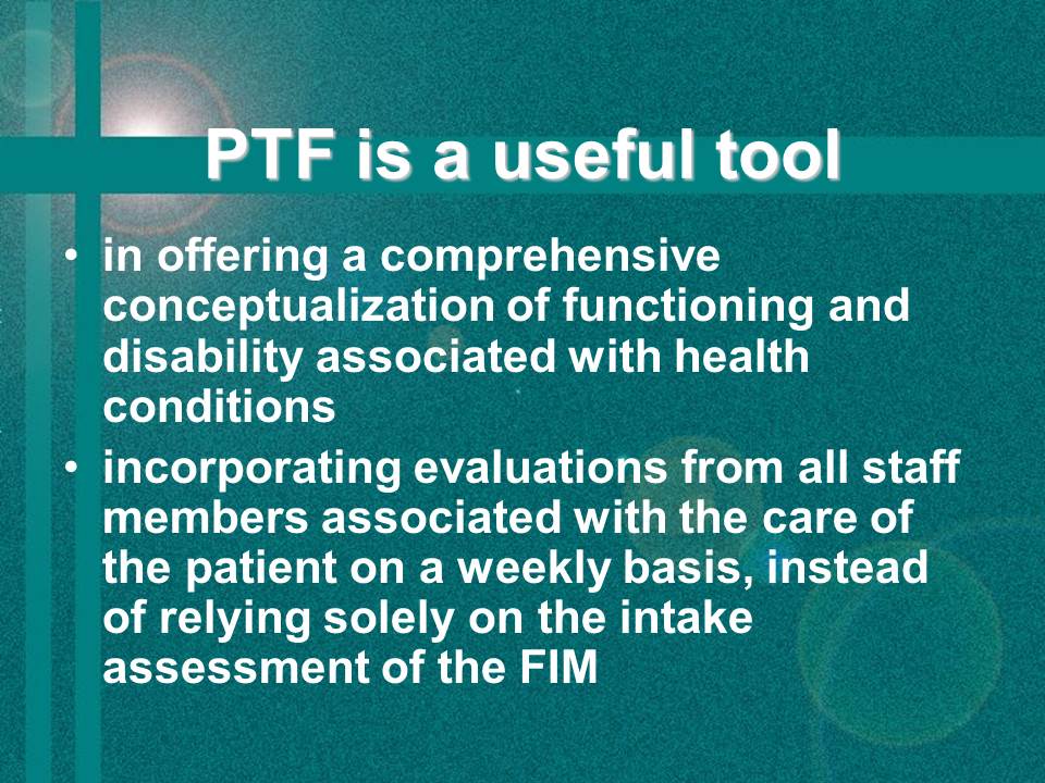 PTF is a useful tool