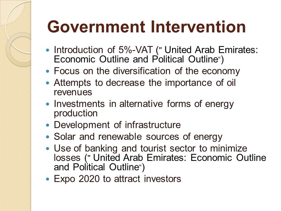 Government Intervention