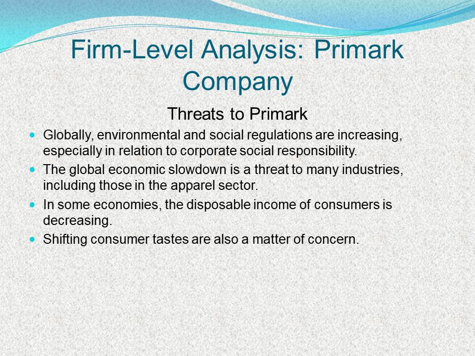 Threats to Primark