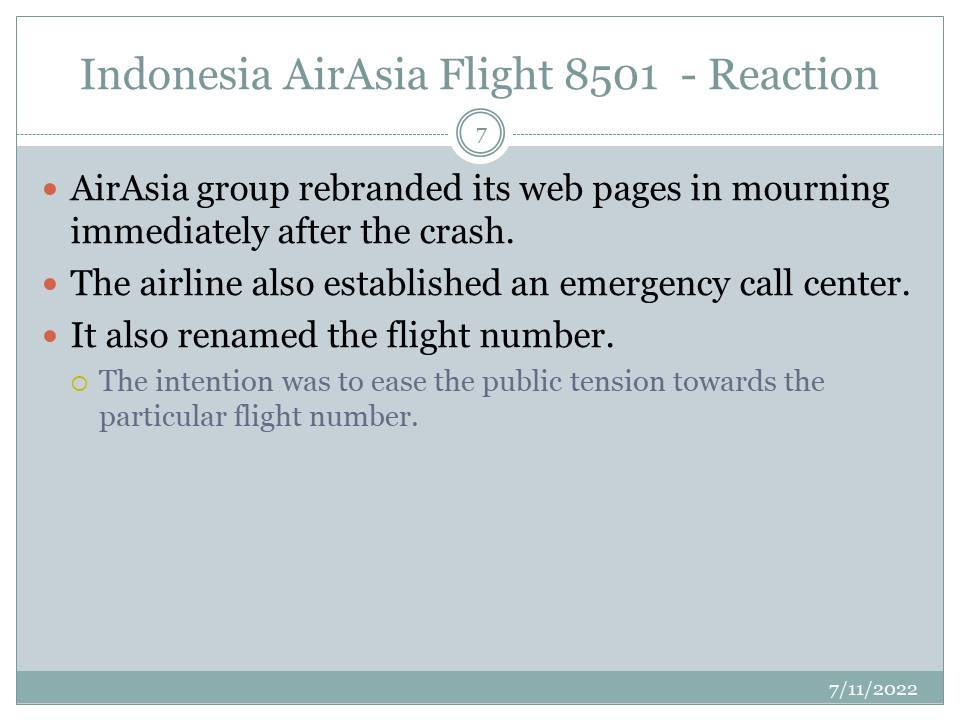 Indonesia AirAsia Flight 8501  - Reaction