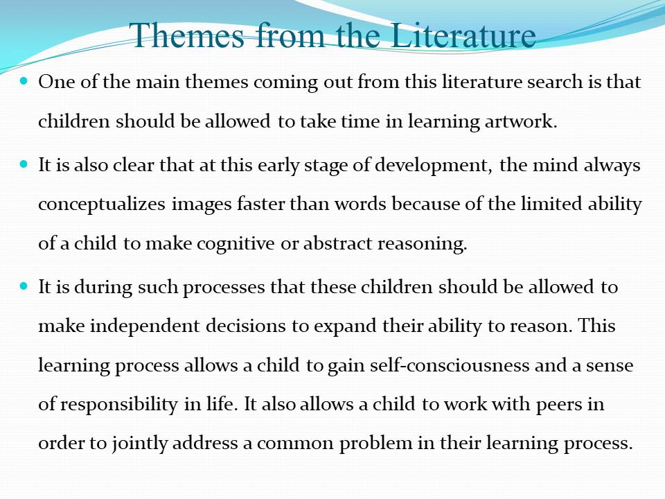 Themes from the Literature