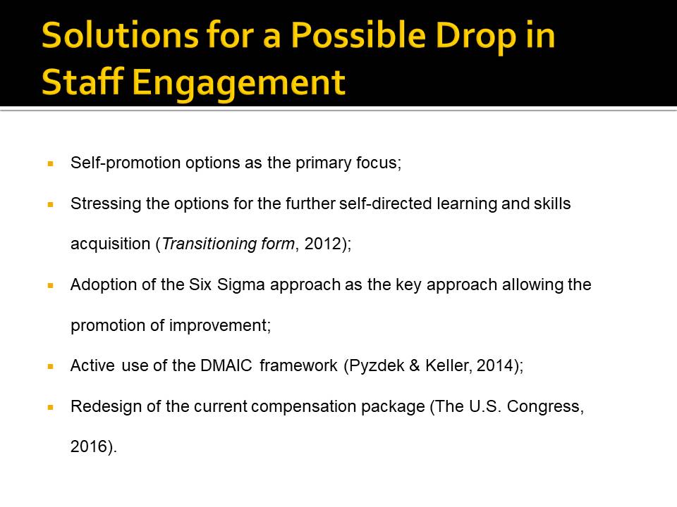 Solutions for a Possible Drop in Staff Engagement