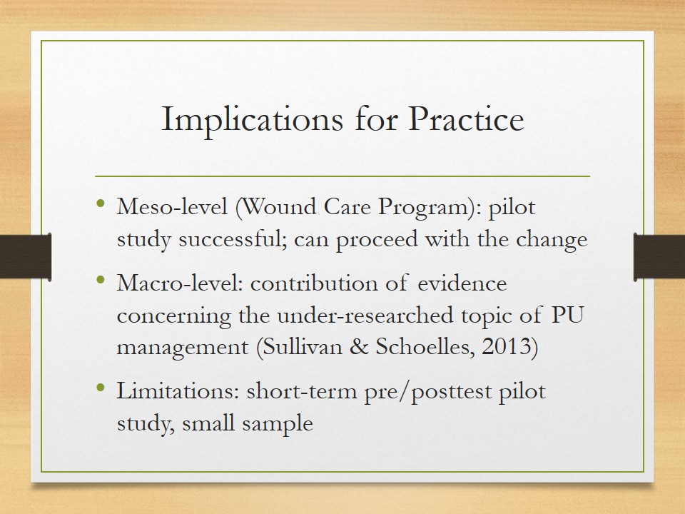 Implications for Practice