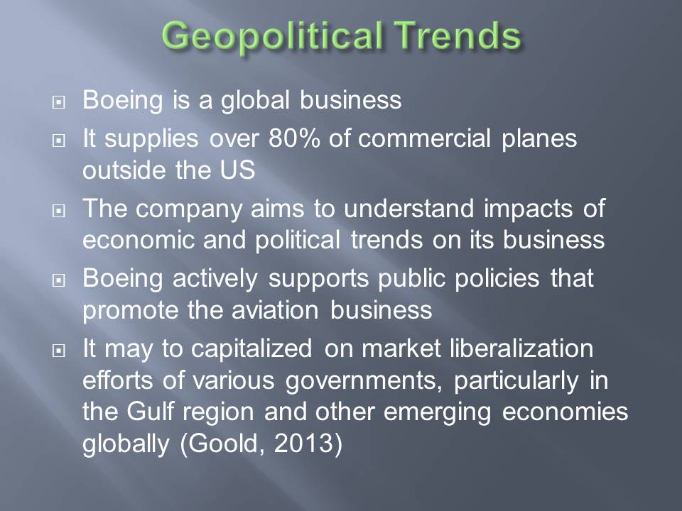 Geopolitical Trends