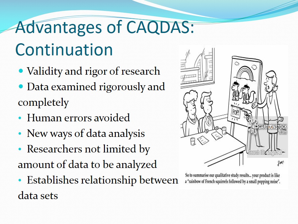 Advantages of CAQDAS
