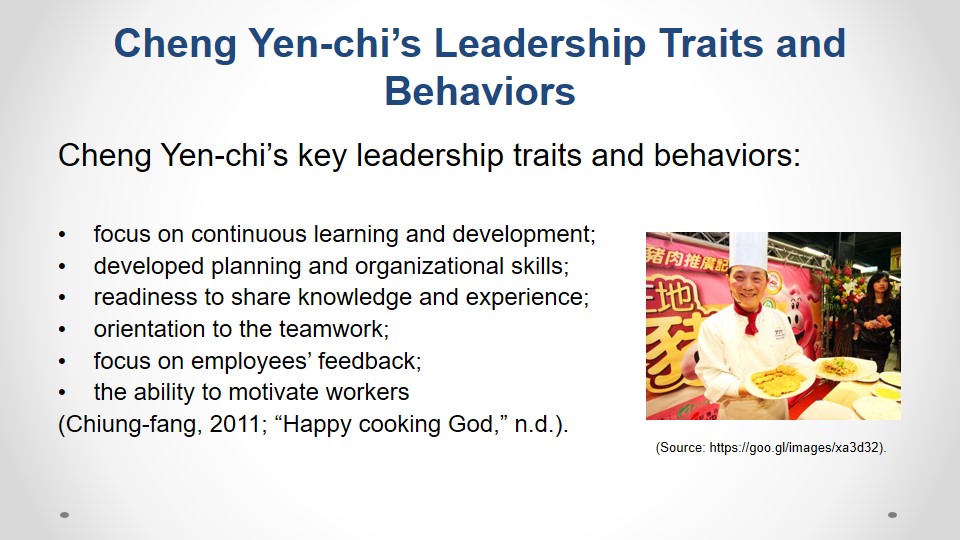 Cheng Yen-chi’s Leadership Traits and Behaviors
