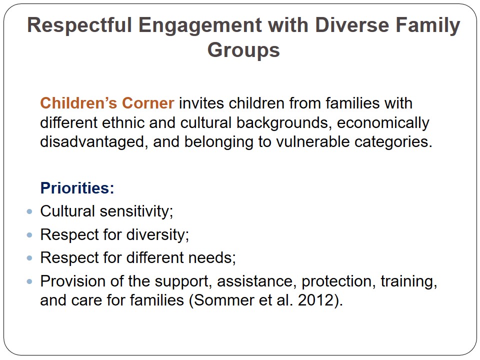 Respectful Engagement with Diverse Family Groups