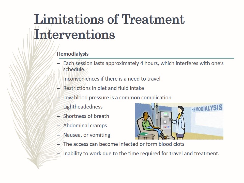 Limitations of Treatment Interventions