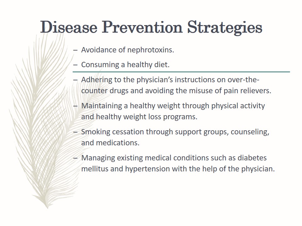 Disease Prevention Strategies