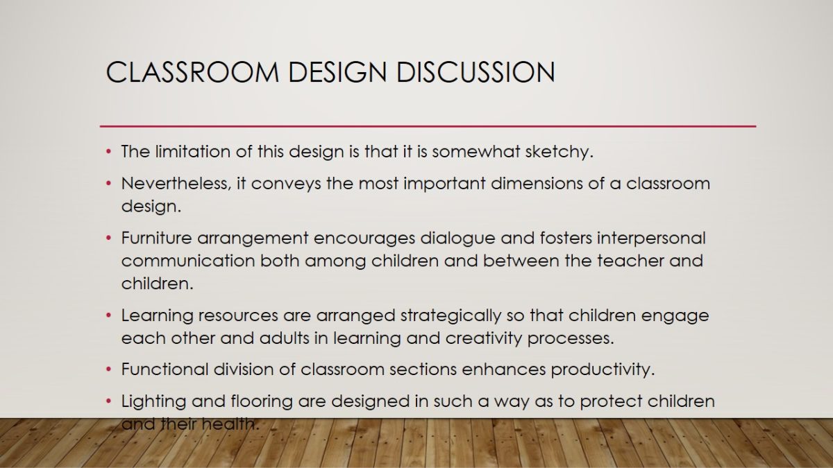 Classroom design discussion