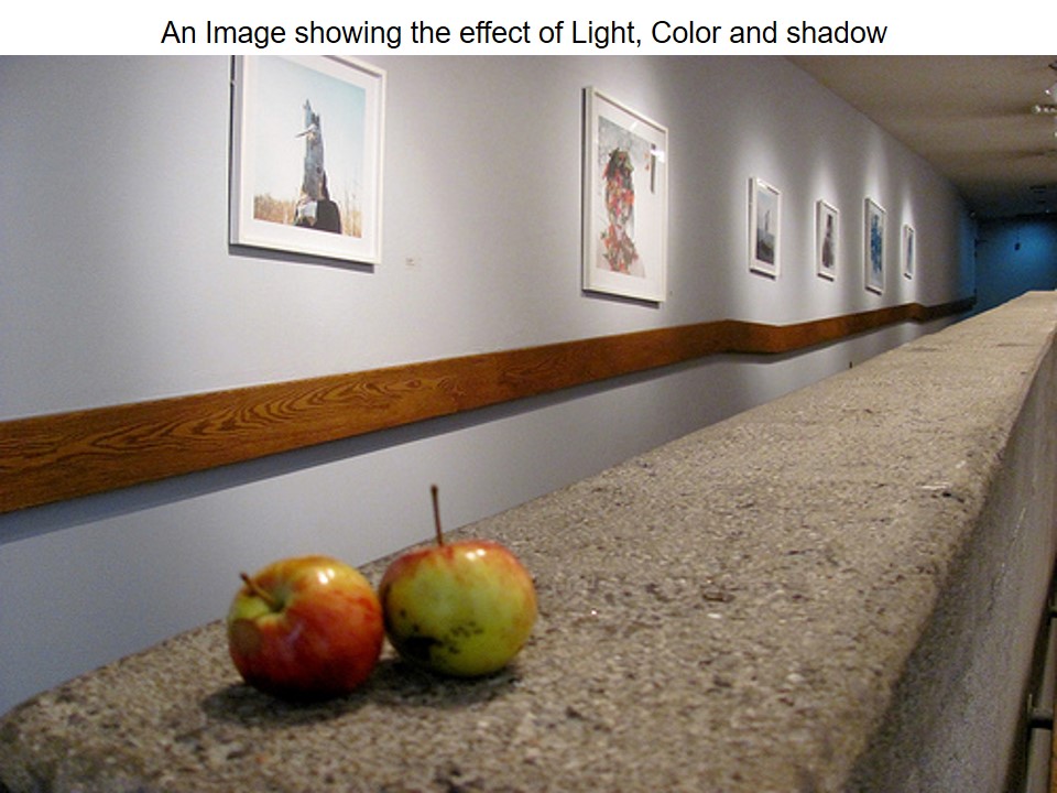 The effect of Light, Color and shadow