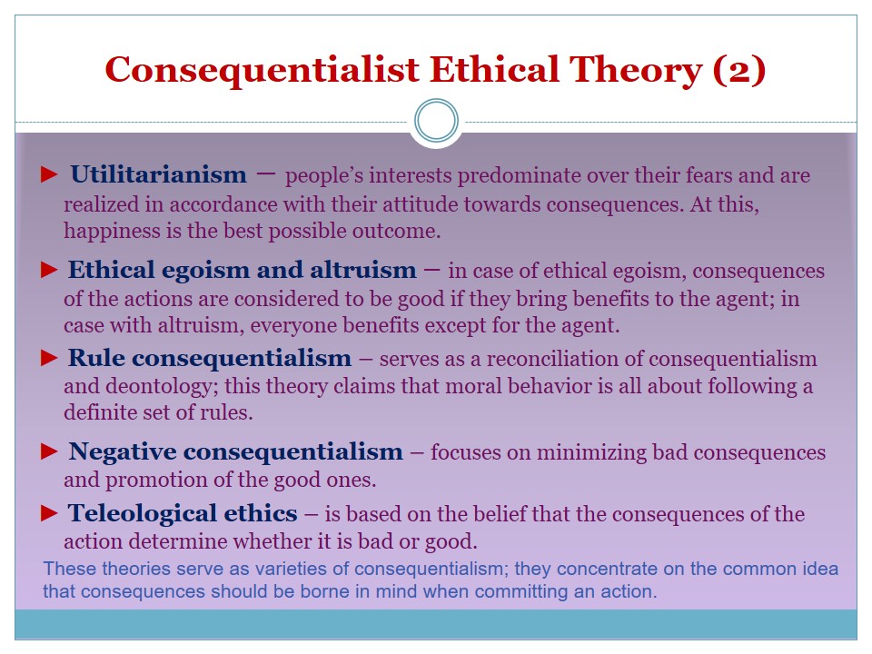 Similarities Between Deontology And Consequentialism