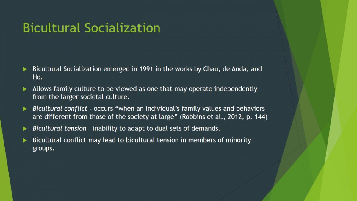 Bicultural Socialization