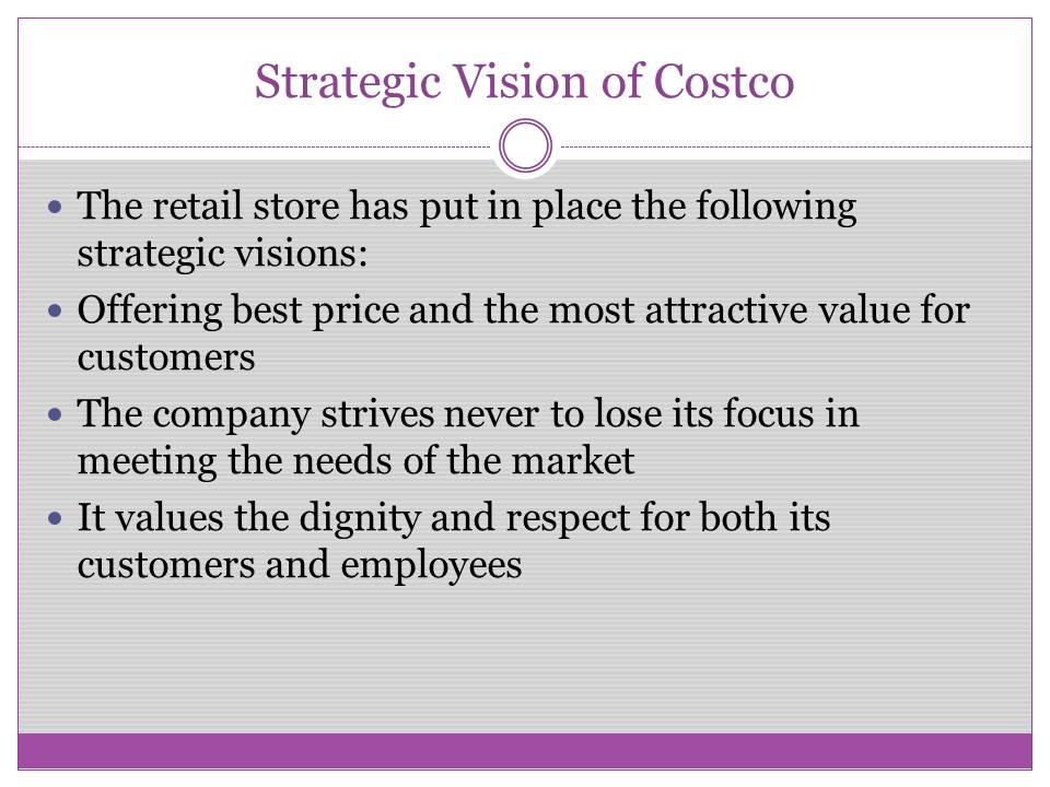 Strategic Vision of Costco