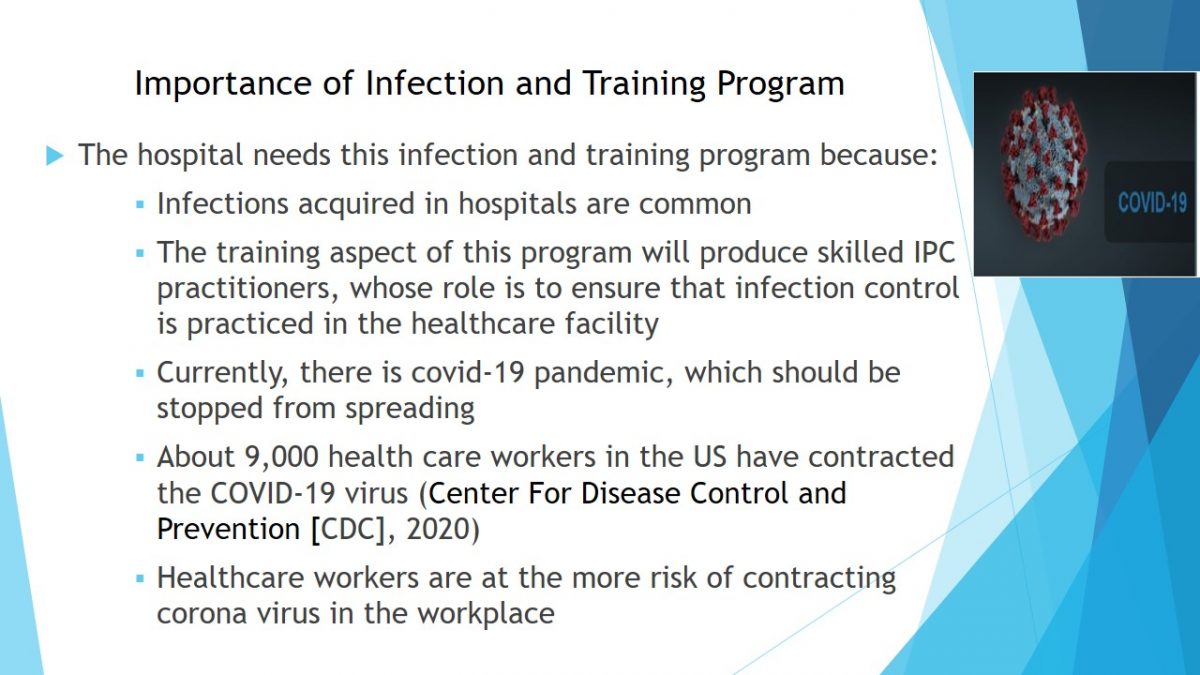 Importance of Infection and Training Program