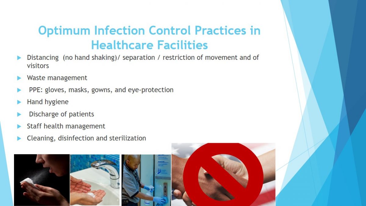 Optimum Infection Control Practices in Healthcare Facilities