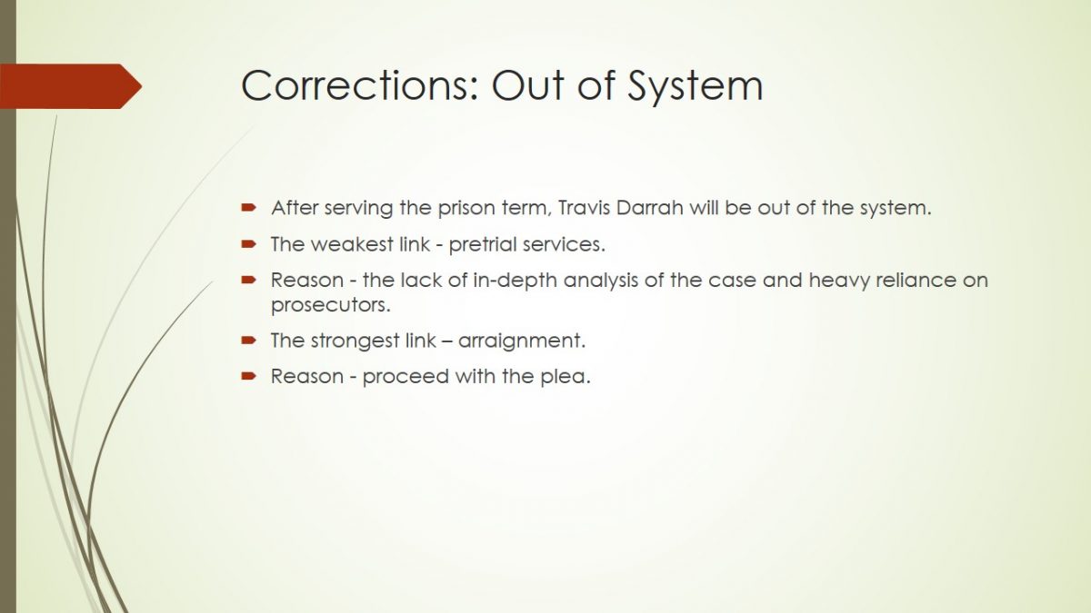 Corrections: Out of System