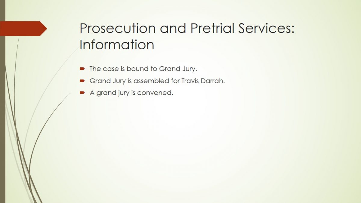 Prosecution and Pretrial Services: Information