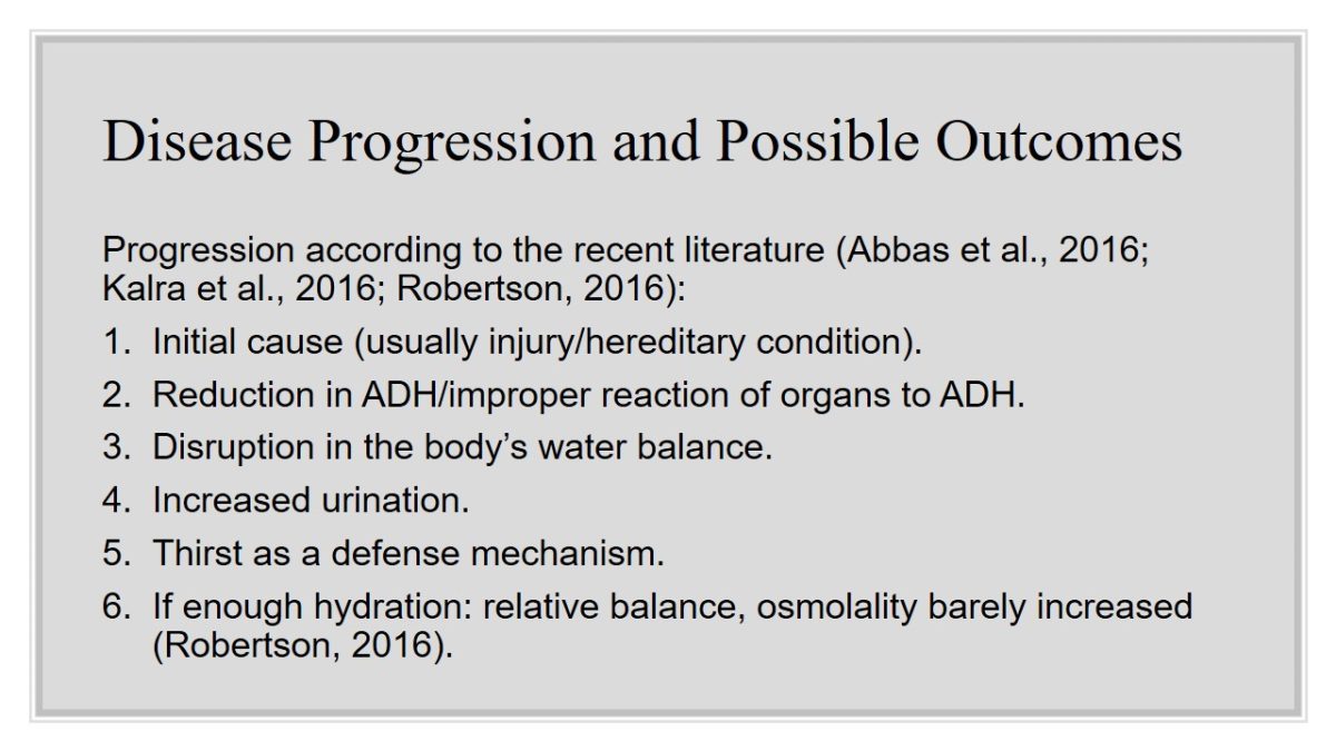 Disease Progression and Possible Outcomes