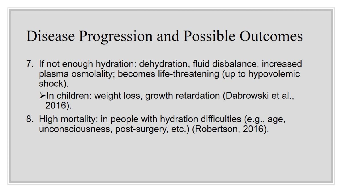 Disease Progression and Possible Outcomes