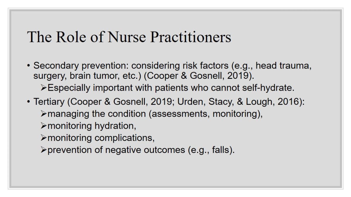The Role of Nurse Practitioners