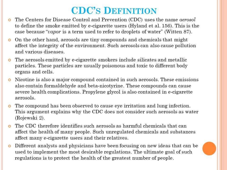 CDC’s Definition