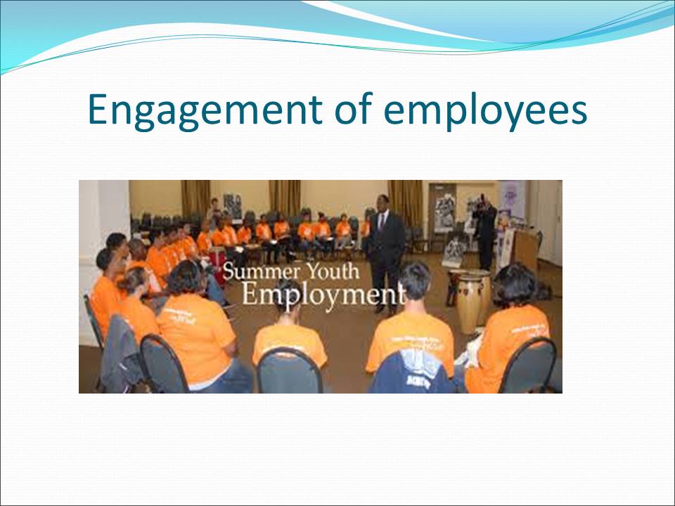 Engagement of employees