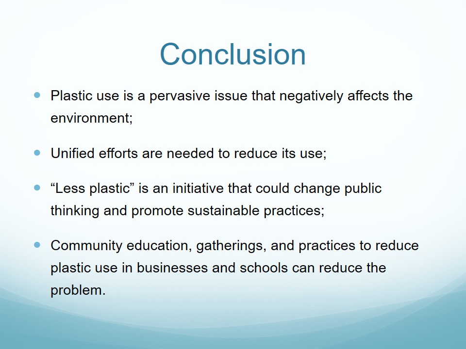 plastic pollution essay conclusion