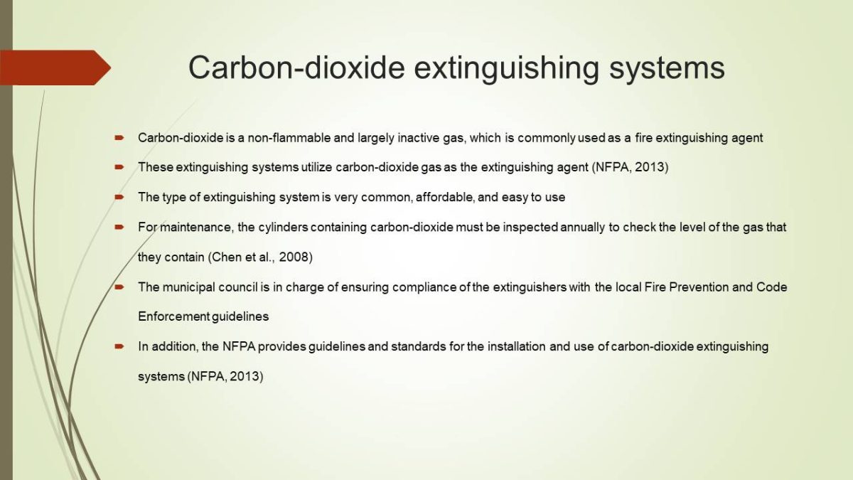 Carbon-dioxide extinguishing systems
