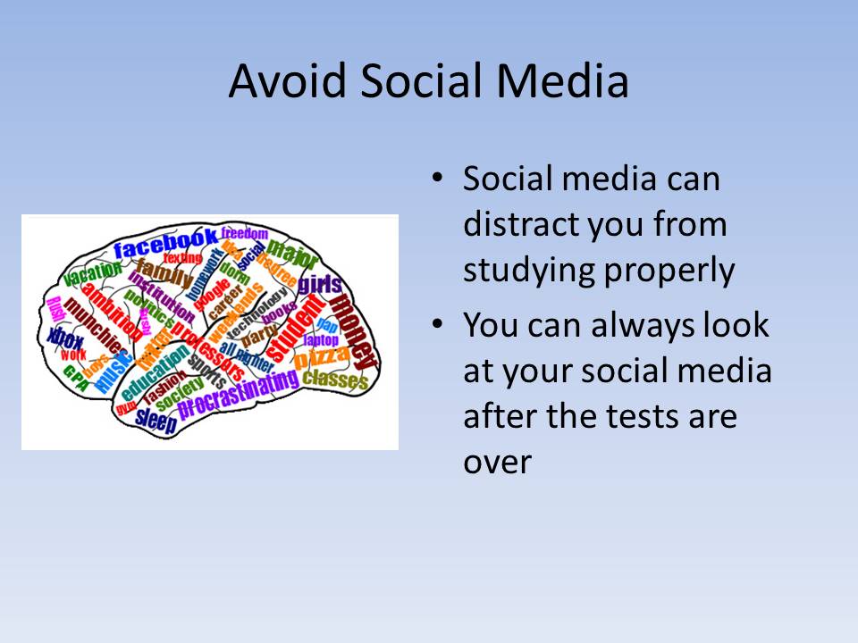 Avoid Social Media