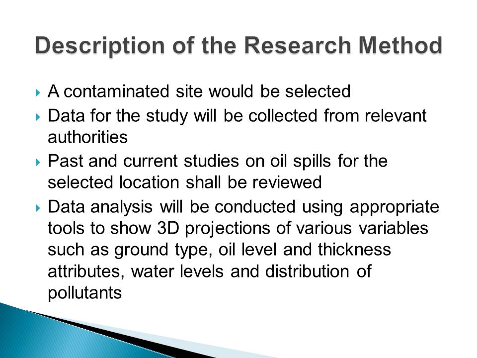Description of the Research Method