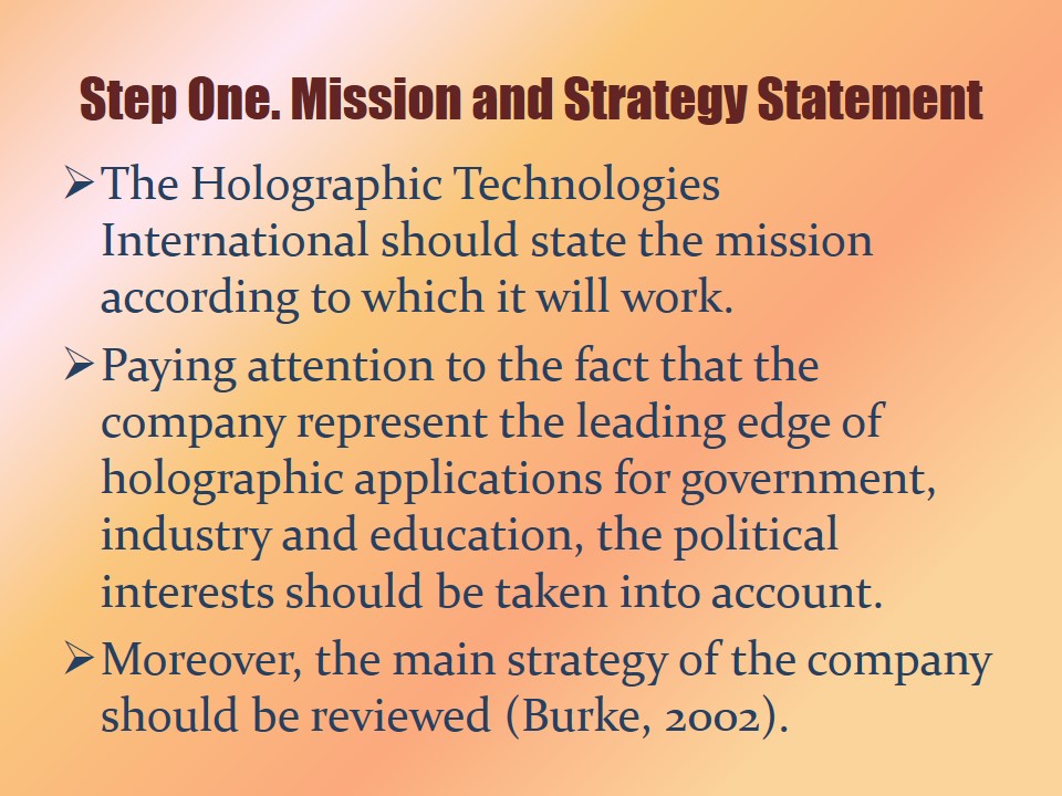 Mission and Strategy Statement