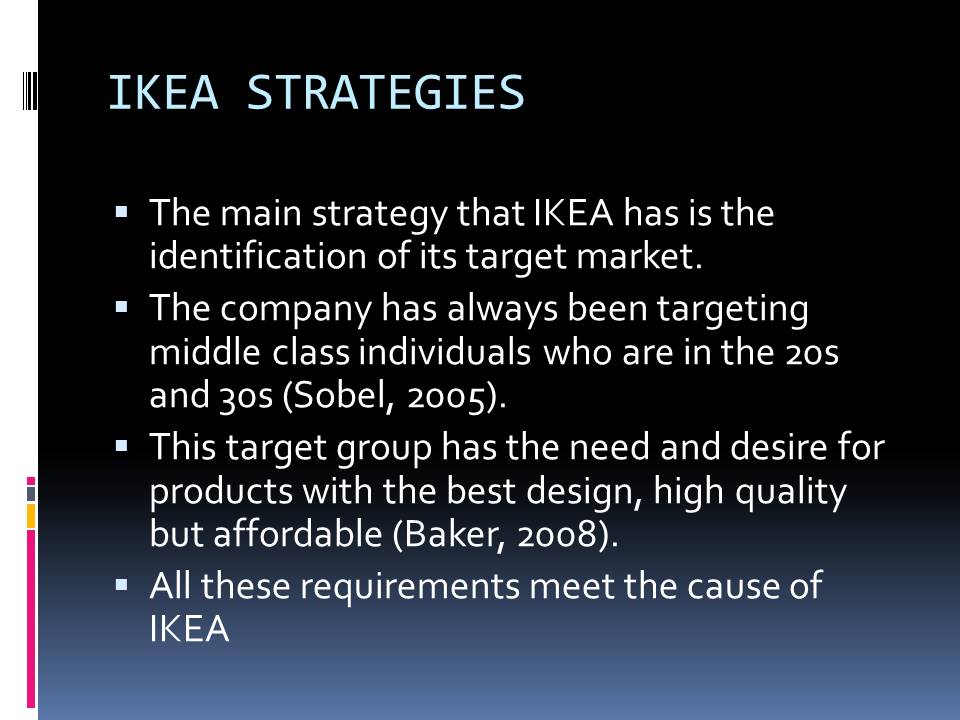 IKEA strategies