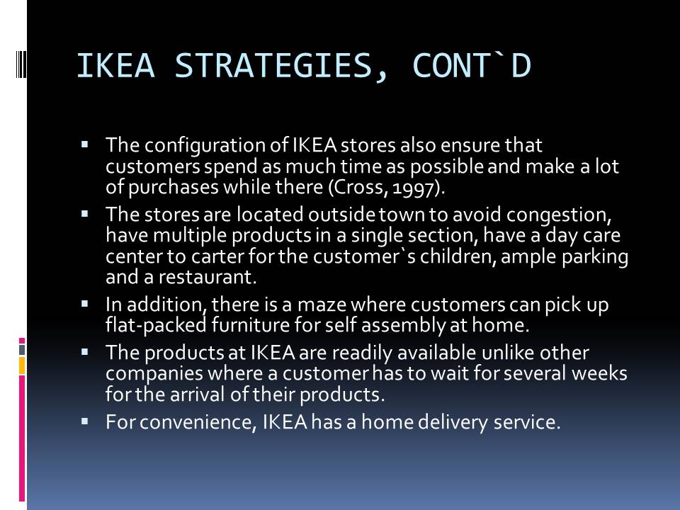 IKEA strategies