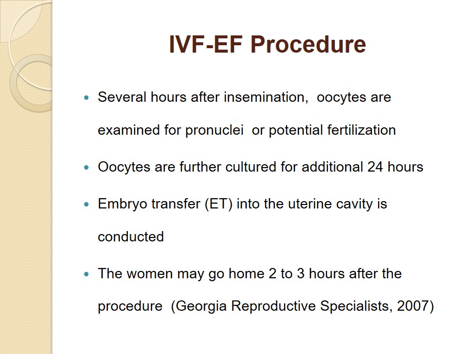 IVF-EF Procedure