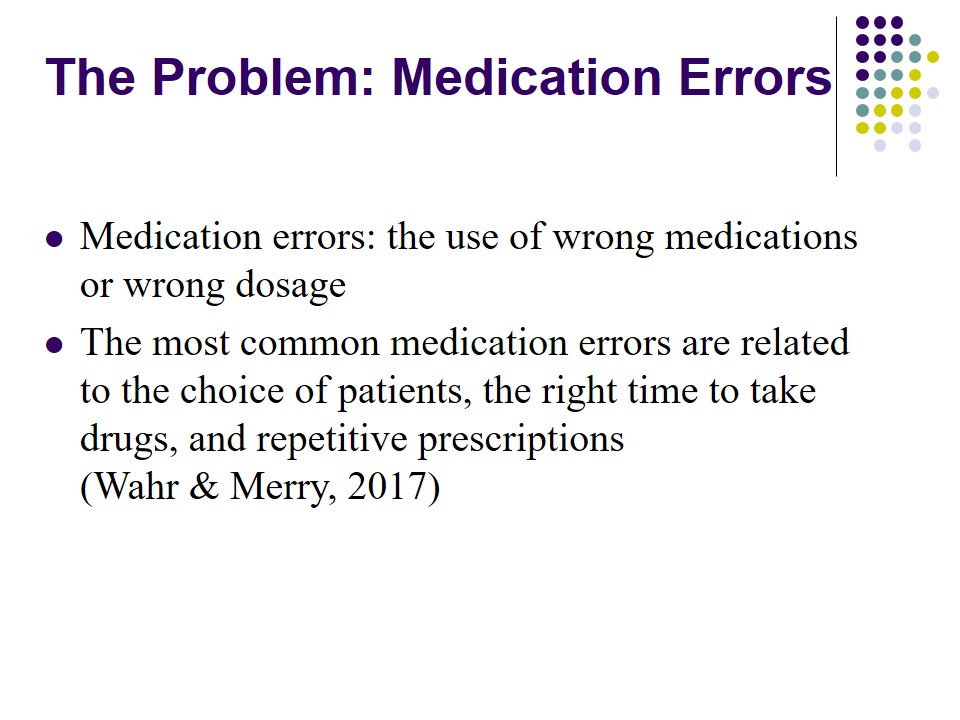 The Problem: Medication Errors
