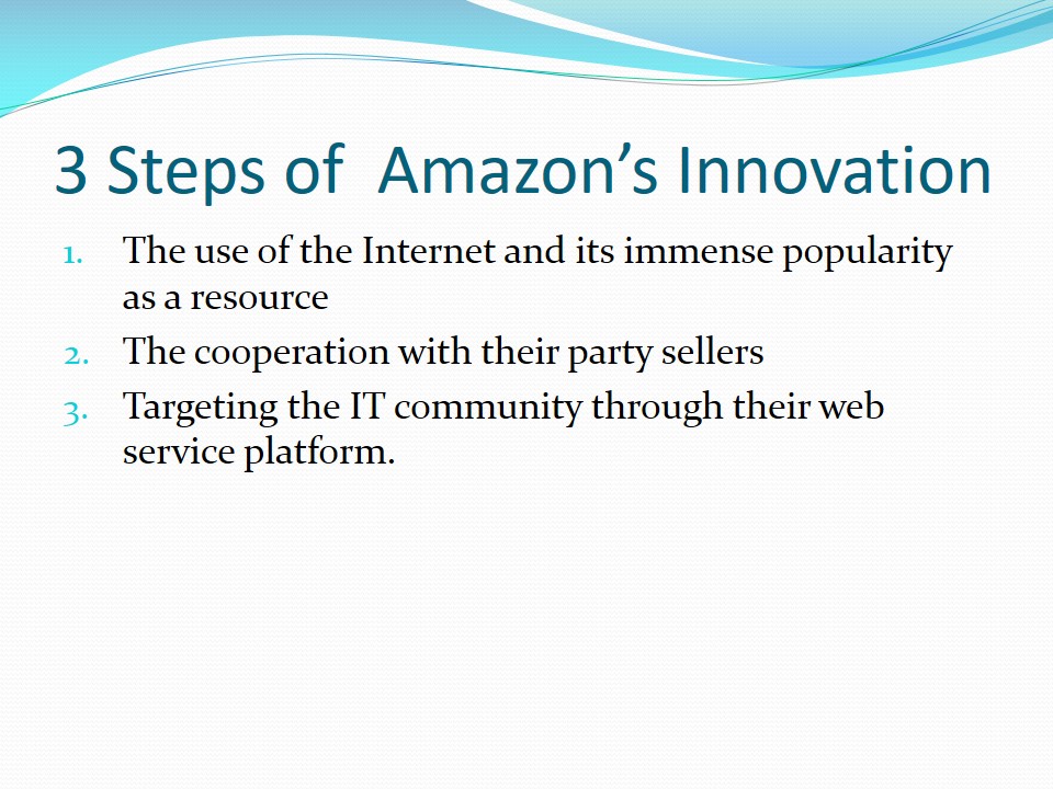 3 Steps of Amazon’s Innovation