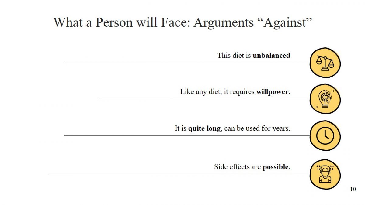 What a Person will Face: Arguments “Against”