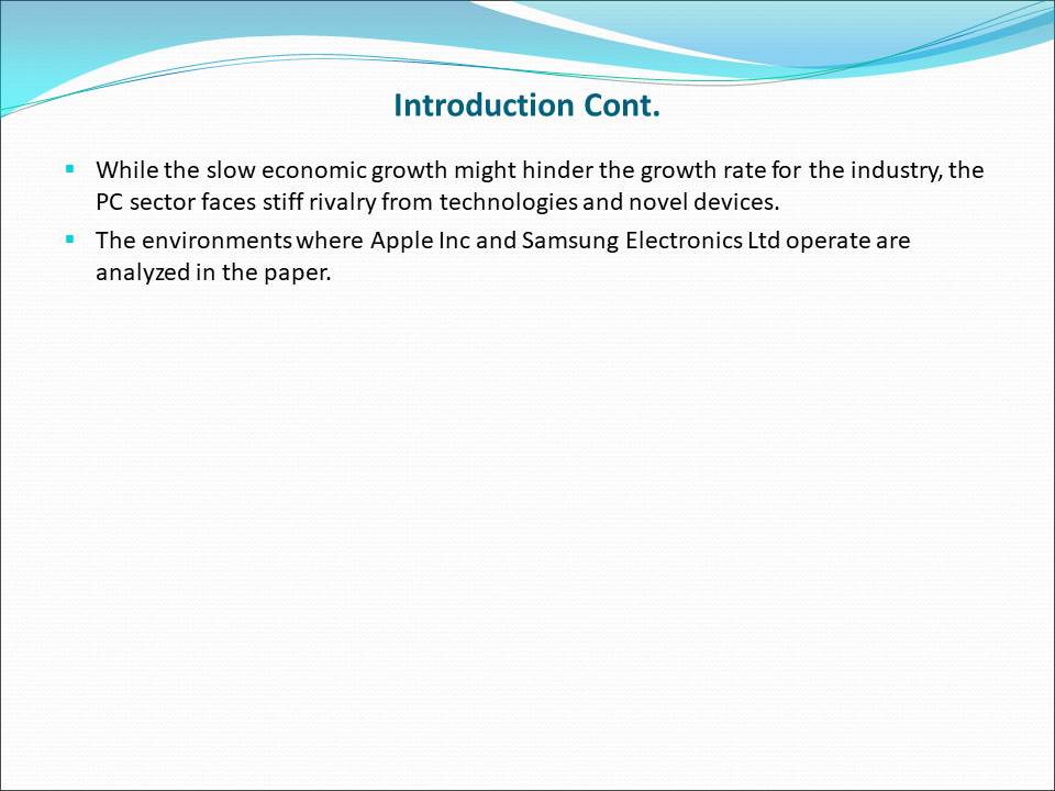 Introduction: Information Technology Industry