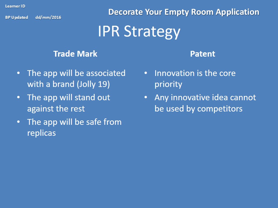 IPR Strategy