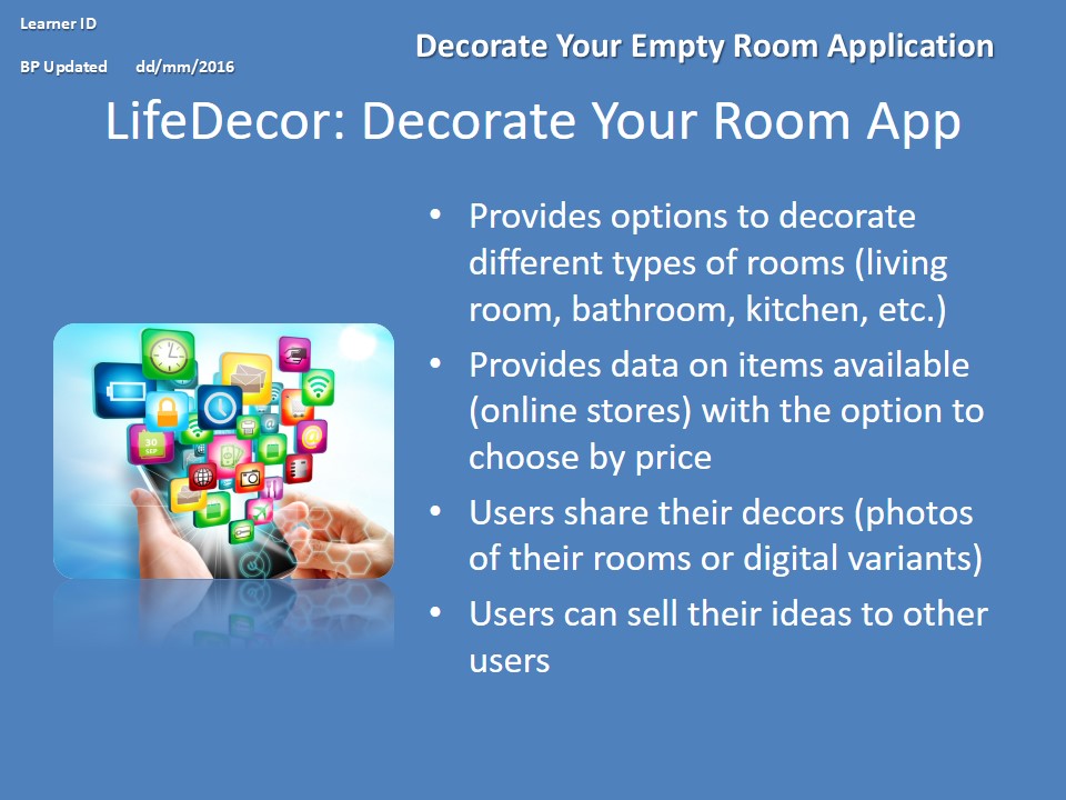 LifeDecor: Decorate Your Empty Room Application - 1470 Words ...
