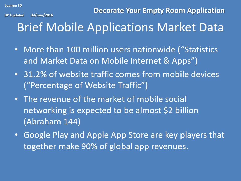 Brief Mobile Applications Market Data