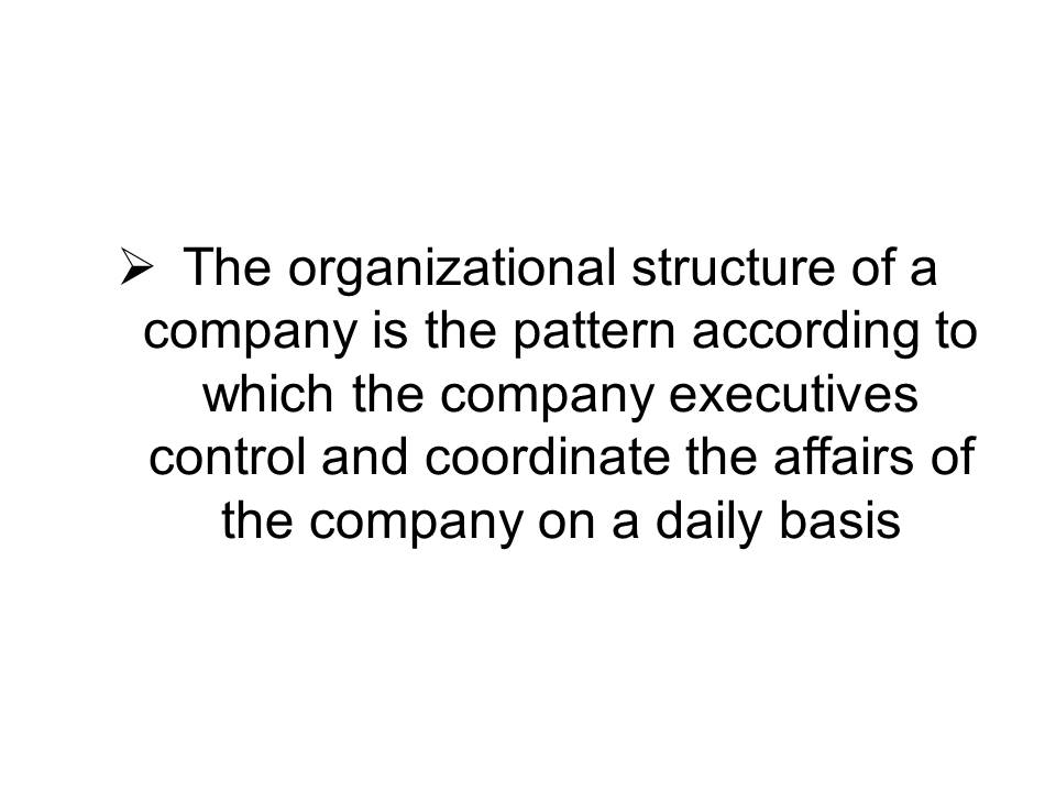 Evaluating Organizational Structure