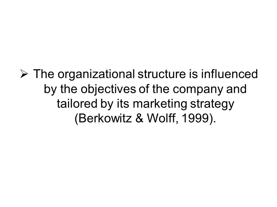Evaluating Organizational Structure