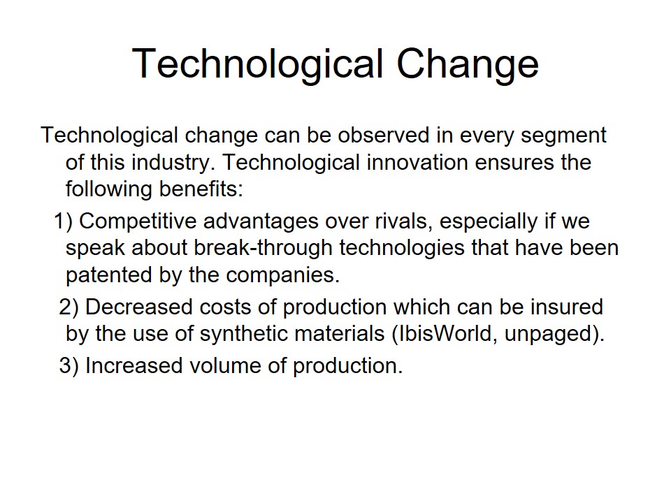 Technological Change