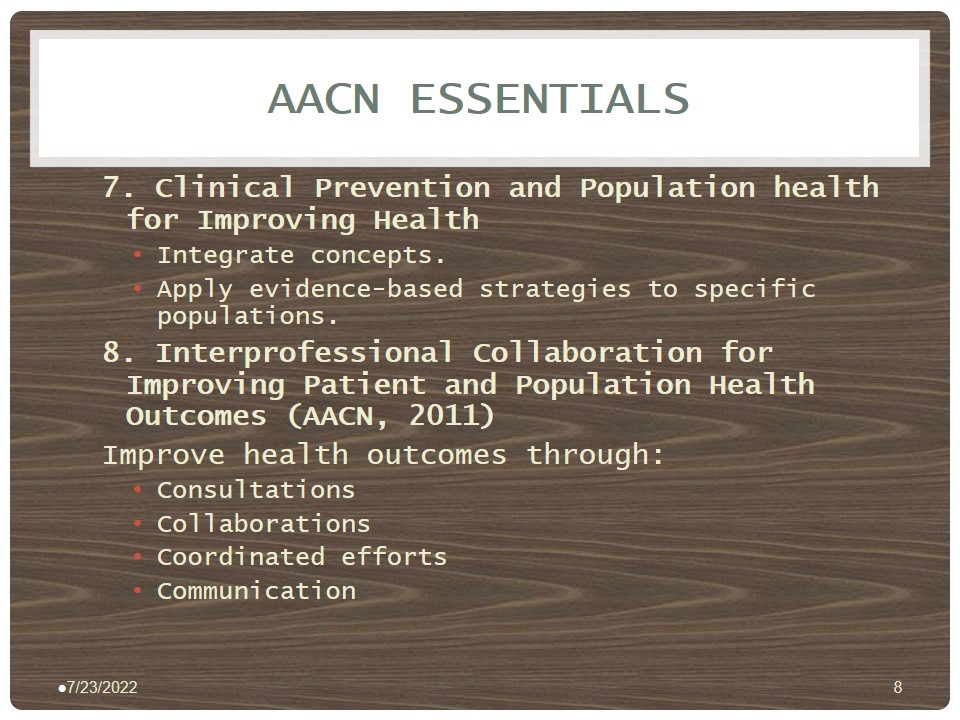 AACN Essentials